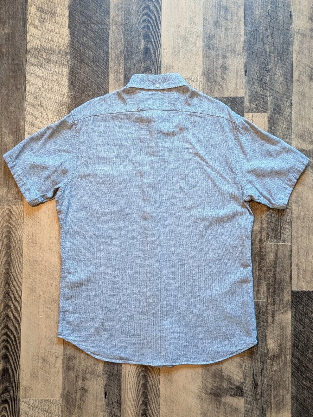 Taylor Stitch Short Sleeve Button-Down Shirt Cotton Hemp XL - Picture 2 of 6